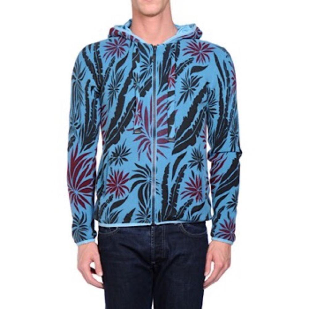 Mens’ BARK Jacket Made in Italy in Turquoise NWT